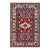 Bohemian Kazak Tribal Red/Beige Wool Rug - 2'0''x3'0'' For Sale