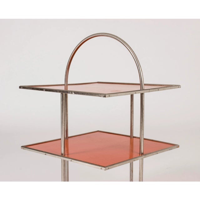 1940s Vintage Lacquered Side Table, 1930s For Sale - Image 5 of 9