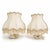 1960s Swedish Wall Sconces With Fringed Floral Fabric Shades, Hollywood Regency - a Pair For Sale - Image 6 of 6