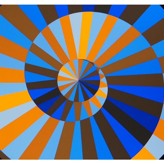 Victor Vasarely, Olympia, Sky and Sun, Original Screenprint, 20th Century For Sale - Image 4 of 7