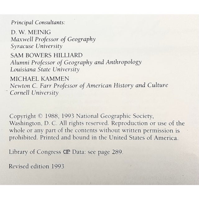 Vintage Historical Hardbound Collection Atlas of the United States by National Geographic Society For Sale - Image 9 of 11