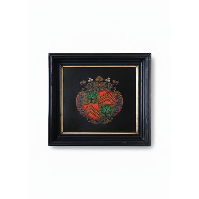 Large 19th Century Florentine Heraldic Pietra Dura Plaque, Allegory of Peace in Marble, 1890s For Sale - Image 14 of 14