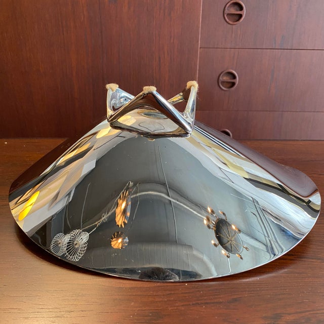 Georg Jensen Late 20th Century Stainless Steel "Koppel" Wave Bowl by Henning Koppel for Georg Jensen For Sale - Image 4 of 6