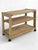 A French-designed bar cart from the 1960s by Guillerme et Chambron for Votre Maison, featuring a minimalist oak frame,...