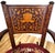 Antique Dutch 19th C Carved & Marquetry Inlaid Rocking Chair + Needlepoint Pillow For Sale - Image 9 of 18
