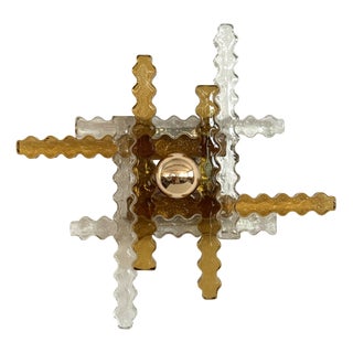 Italian Art Glass Wall Sconce by Albano Poli for Poliarte, 1970s For Sale
