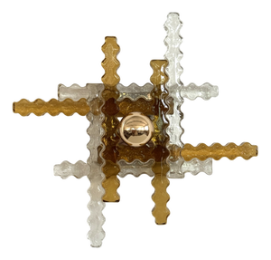 Italian Art Glass Wall Sconce by Albano Poli for Poliarte, 1970s