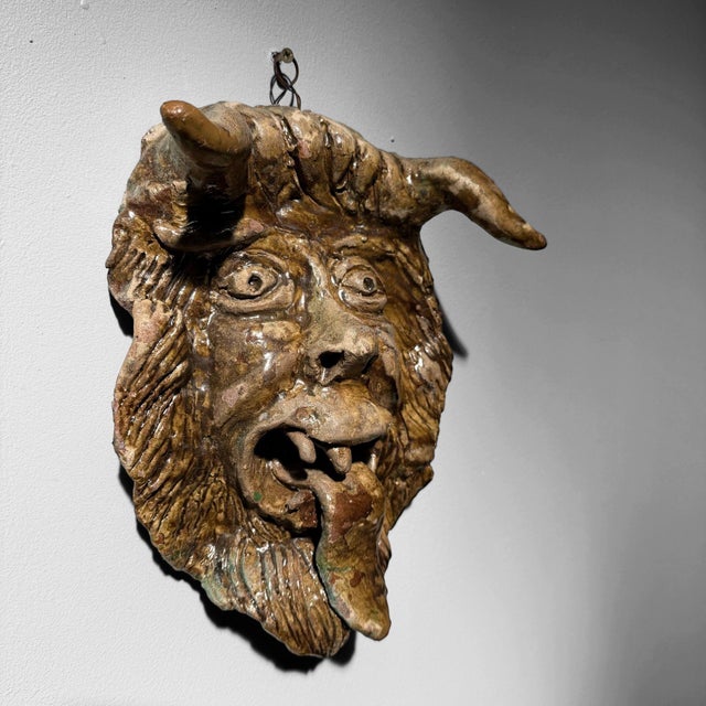 Apotropaic Ceramic Mask by Rocco Condurso, Italy, 2010s For Sale - Image 9 of 9