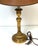 French 19th Century Louis XVI Style Ormolu Bouillotte Lamp, Ochre Tole Shade For Sale - Image 3 of 18