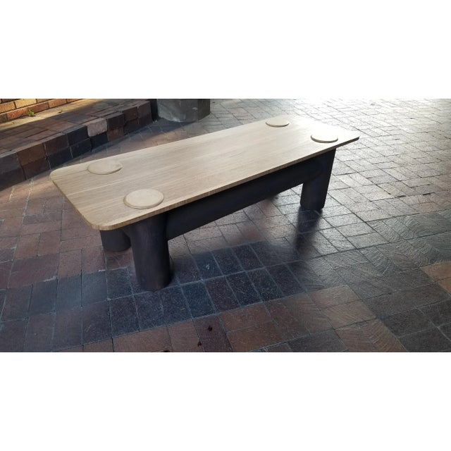 1980s Wabi-Sabi Vintage Coffee Table For Sale - Image 10 of 12