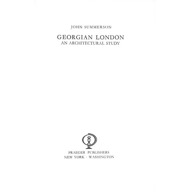 Traditional "Georgian London: An Architectural Study" 1970 Summerson, John For Sale - Image 3 of 9