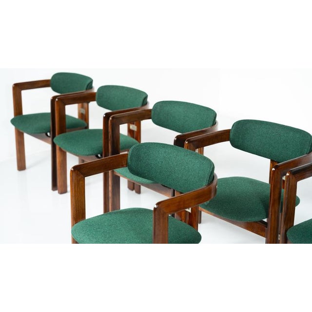 Pamplona Armchairs by Augusto Savini for Pozzi, Italy, 1960s, Set of 8 For Sale - Image 16 of 18