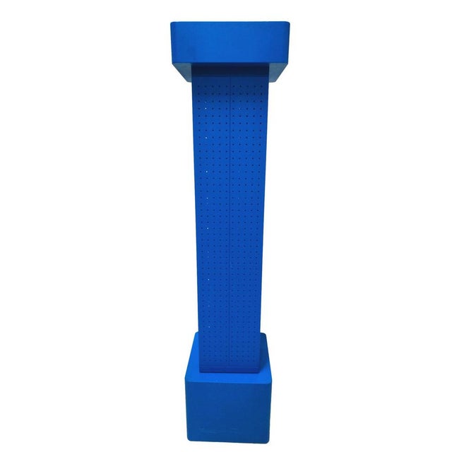 Blue Small Floor Lamp, 1980s For Sale - Image 8 of 9