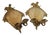 Mid-Century Swedish Brass Sconces, Set of 2 For Sale