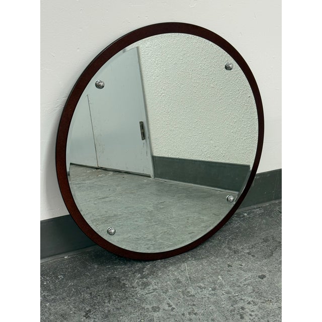 Melinda Humphrey + Bill Becker, for Bdi Round Wall Mirror For Sale - Image 4 of 12