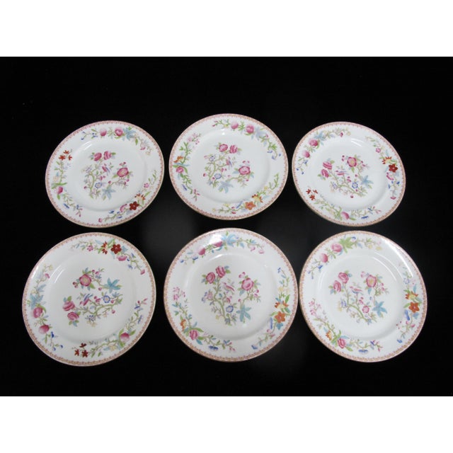 Royal Doulton Ito Smooth E2929 Exotic Song Bird 8" Salad Plate Set of 6 For Sale - Image 10 of 10