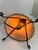 Red Vintage Moroccan Hand Made Leather Wrought Iron Hanna Dyes Table Accent Lamp For Sale - Image 8 of 11