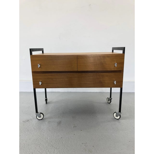 Metal & Teak Cabinet, 1970s For Sale - Image 4 of 13