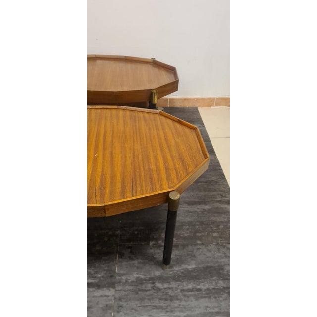 Teak and Brass Divisible Food Trolley, 1950s For Sale - Image 17 of 18