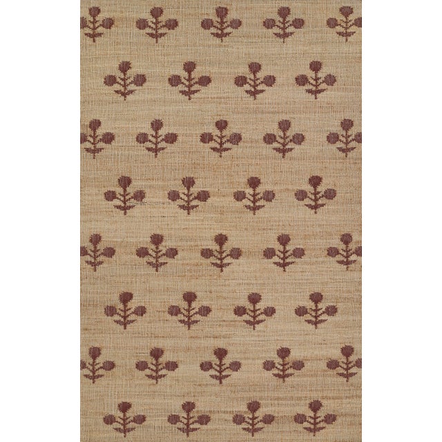 Erin Gates by Momeni Orchard Bloom Rust Hand Woven Wool and Jute Area Rug 10' X 14' For Sale - Image 12 of 12