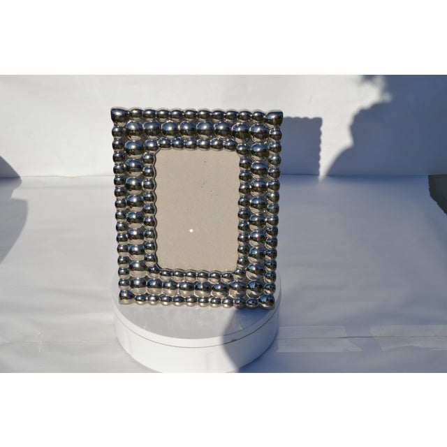 1990s Bubble Mirror Picture Frame For Sale In Columbia, SC - Image 6 of 10