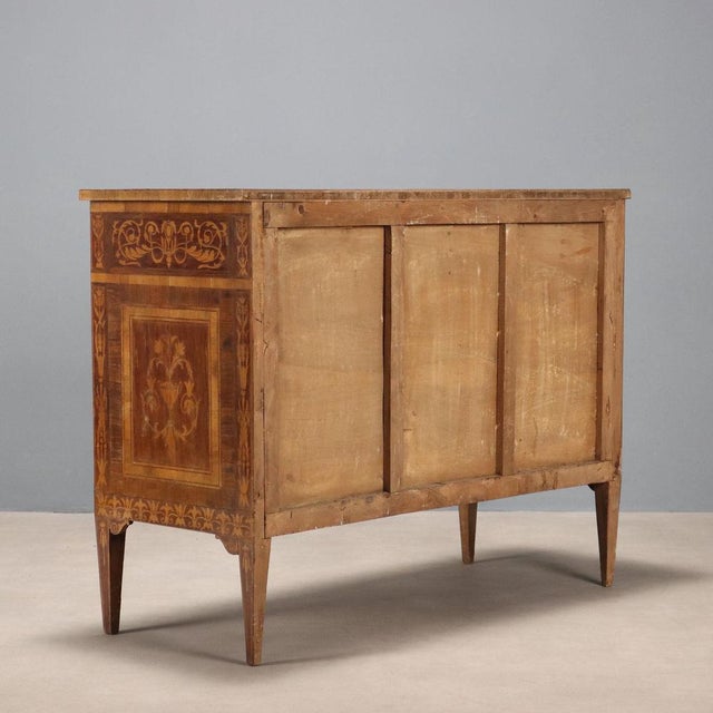 Neoclassical Style Mahogany Chest of Drawers For Sale - Image 11 of 12