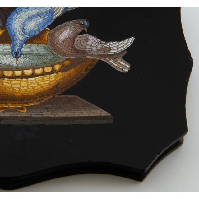 Antique Italian Micro Mosaic Grand Tour Paperweight For Sale - Image 5 of 12