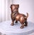 2020s Antique Copper Finish Metal Pug Dog Sculpture For Sale - Image 5 of 10