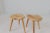 Wood Midcentury Modern Sculptural Stools in Pine by Norsk Husflid, 1960s, Set of 2 For Sale - Image 7 of 12
