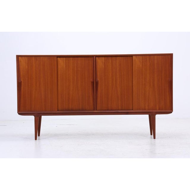 Vintage Teak Highboard by Omann Jun, 1960s For Sale - Image 3 of 18