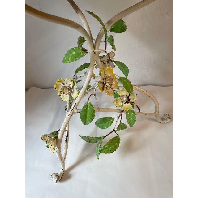 Vintage Italian Tole Table or Stool For Sale - Image 12 of 12