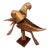 Mid Century Danish Modern Parrots on a Branch For Sale