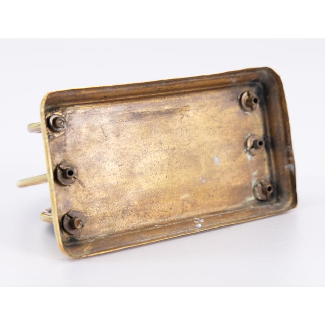 Brass English Edwardian Brass Fish Letter Rack Holder For Sale - Image 8 of 9