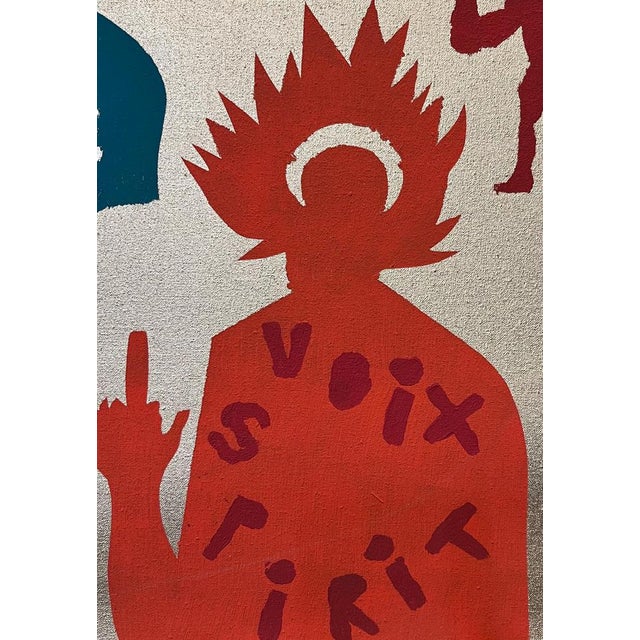 Contemporary Alexandre Schaller, Essence of Being, Acrylic on Canvas, 1993 For Sale - Image 3 of 9