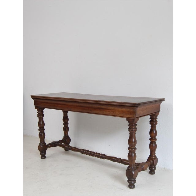 Louis Philippe Tailors Table in Walnut For Sale - Image 9 of 18