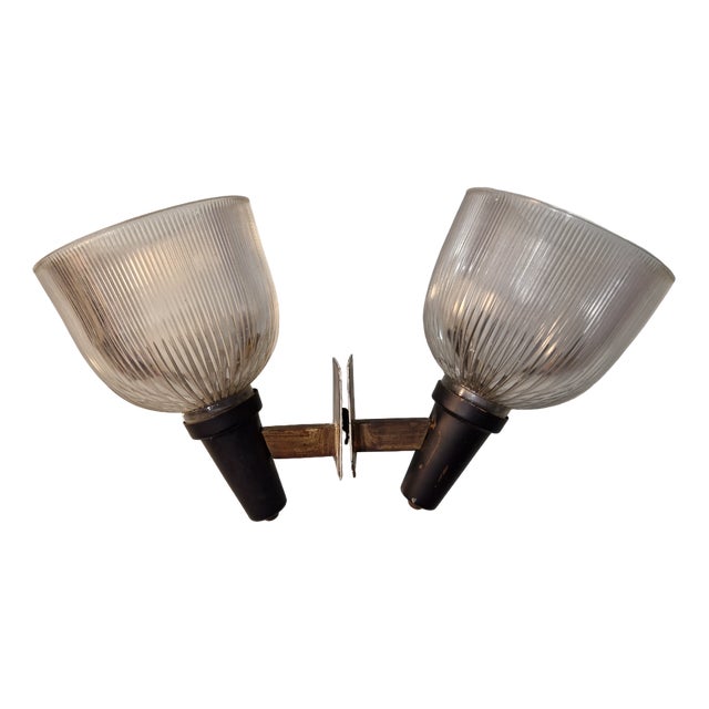 Wall Lamps from Fidenza Vetraria, 1950s, Set of 2 For Sale