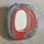 Red + Blue Ceramic Mirror by Nathalie Soufflet, France 21st Century For Sale - Image 4 of 10