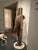 Late 19th Century Monumental 65" Vintage Philippine Taka-an Wood Soldier Mold on Custom Base For Sale - Image 5 of 7