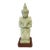Thai Celadon Theppanom Guardian Figure on Wood Base — 19.5" For Sale