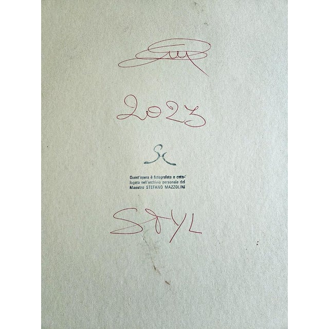Black Stefano Mazzolini, Styl, 2023, Collage on Paper For Sale - Image 8 of 10