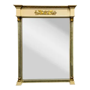 Hollywood Regency Style Grosfeld House Wall / Console / Pier Mirror, Bronze