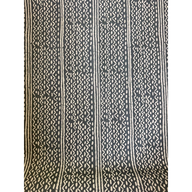 Peter Fasano Angelina 100% Cotton Fabric 52" Wide, Wedgewood 5 1/2 Yards For Sale In Raleigh - Image 6 of 6