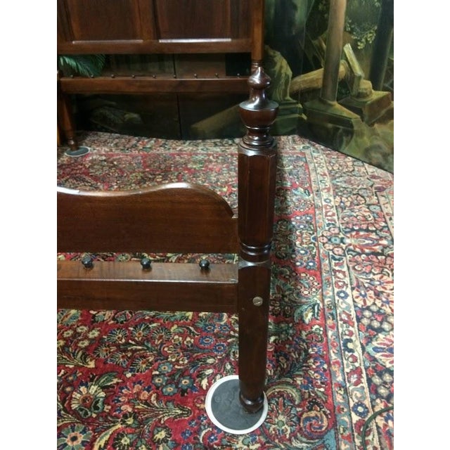 Antique Bed, Victorian Walnut Bed, Three Quarters Bed For Sale - Image 9 of 11