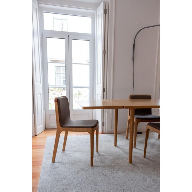 Not Yet Made - Made To Order Cast Minimalist Extensible Dining Table in Walnut Wood from Mor For Sale - Image 5 of 7