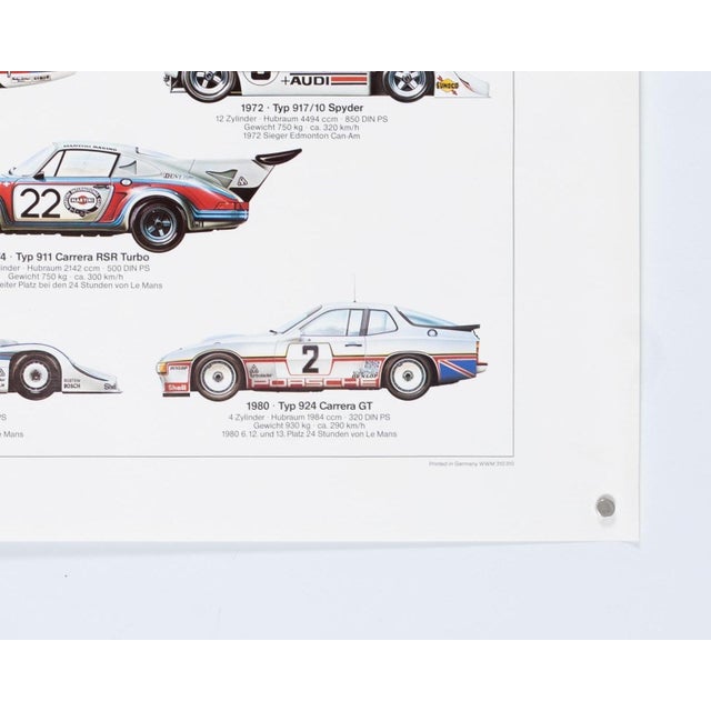 Original Porsche Poster by Ken Rush For Sale - Image 6 of 9