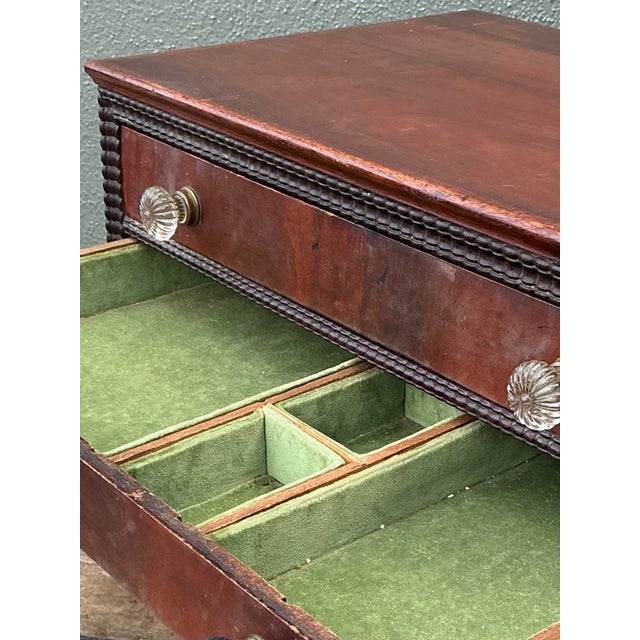 Vintage Bead Trim Table Top Chest of Drawers For Sale - Image 11 of 12