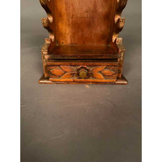 18th Century French Country Walnut Knife Holder With Drawer, Circa 1790 For Sale - Image 10 of 13