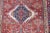 Red Early 20th Century Antique Persian Karaja Heriz Rug For Sale - Image 8 of 11