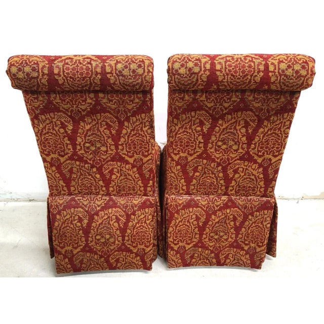 1980s Rolling Parsons Dining Chairs by Lane Venture - Set of 2 For Sale - Image 5 of 12