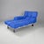 Postmodern Italian Postmodern Padded Blue and White Cubes Chaise Longue attributed to Arflex, 1990s For Sale - Image 3 of 18